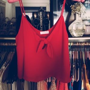 LUSH bright magenta spaghetti strap top